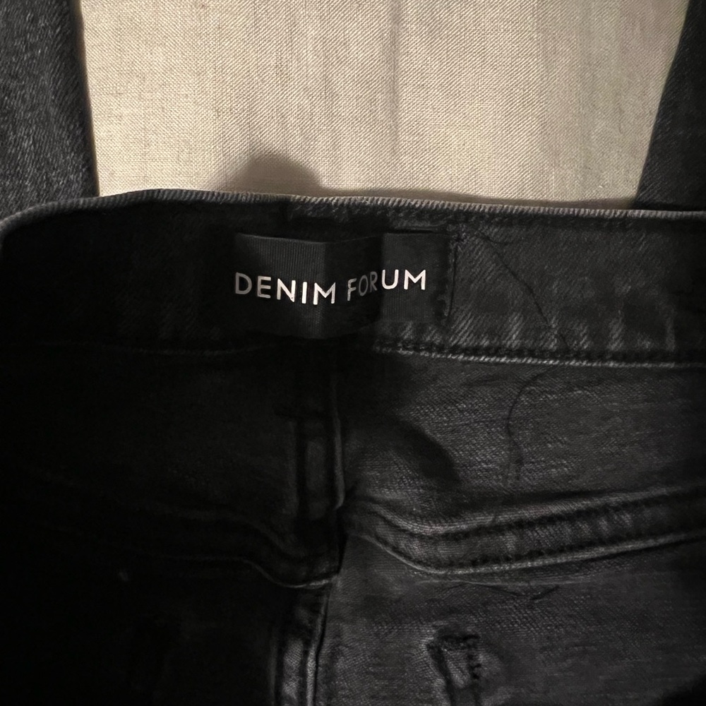 Denim Forum The Arlo Hi-rise Straight Jean - Picture 6 of 8
